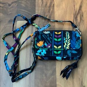 Retired Vera Bradley Midnight Blue Wristlet